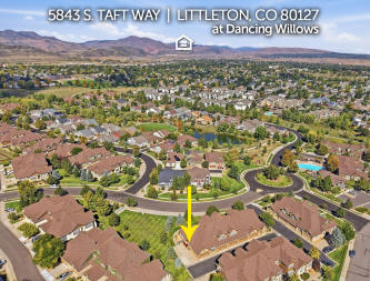 5843 South Taft Way | Littleton CO 80127 | Dancing Willows Townhomes - Listing by REMAX Littleton Colorado Realtor Anthony Rael