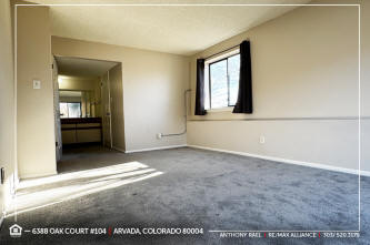 Grace Place Condo for Sale in Arvada : 6388 Oak Ct #104 - [Short Sale] - Listed by Arvada REMAX Agent Anthony Rael