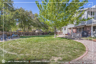 NEW TO THE MARKET : 6857 S. Franklin Circle - Centennial CO 80122